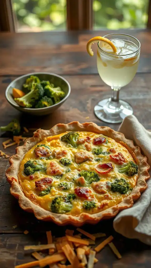 broccoli cheddar quiche recipe