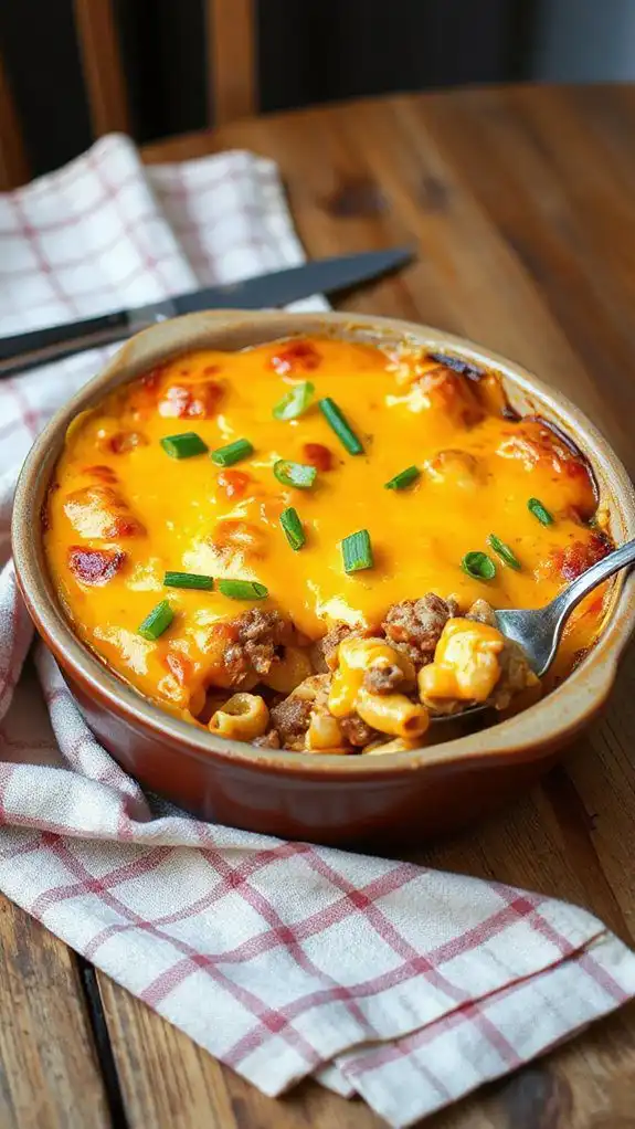 buffalo cheeseburger casserole recipe