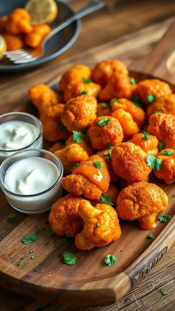 buffalo style cauliflower bites