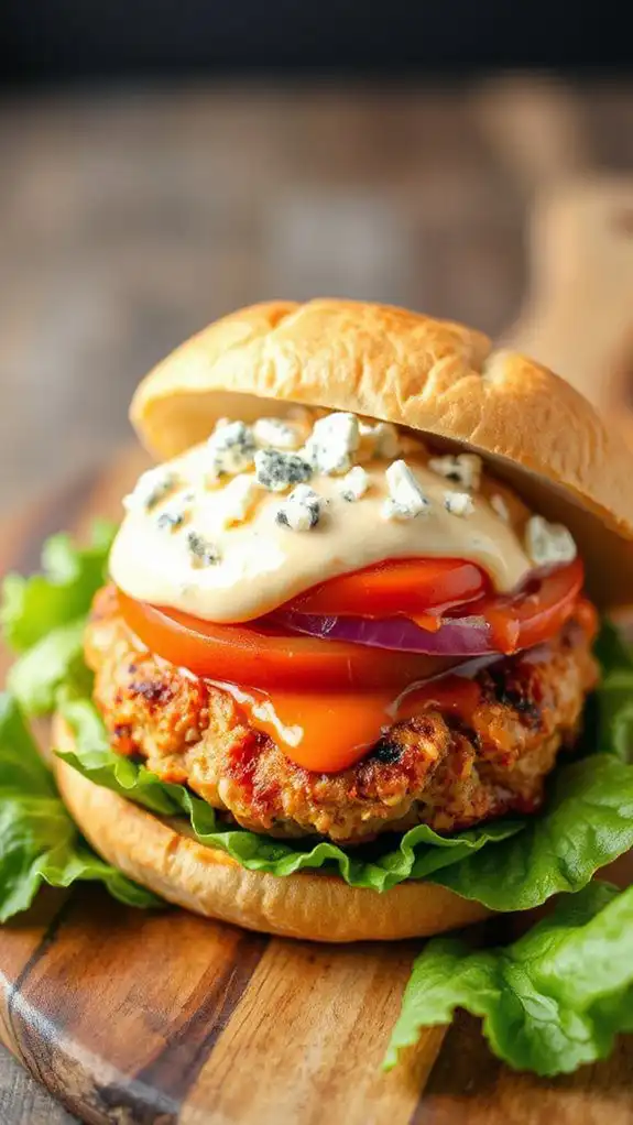buffalo turkey burger recipe