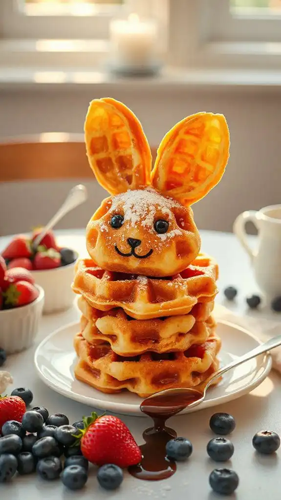 bunny shaped breakfast delight bunny shaped breakfast delight