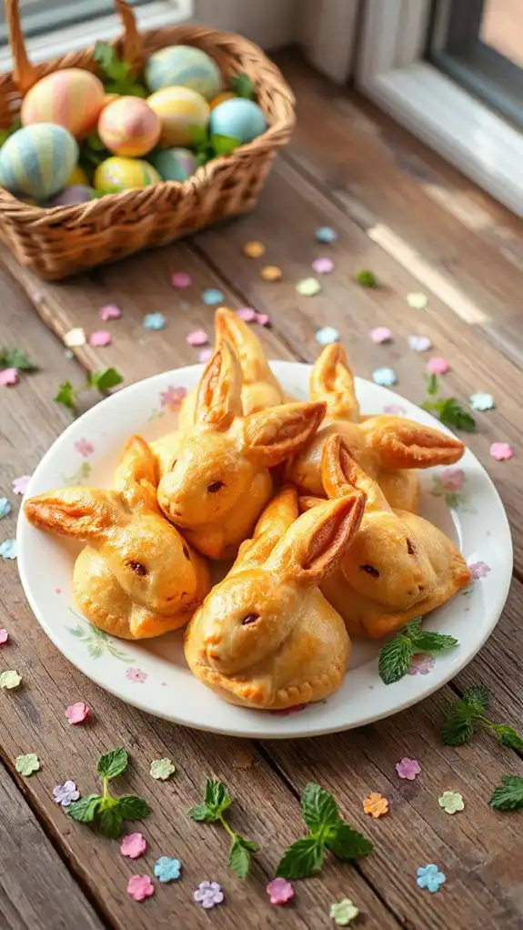 bunny shaped pastry dessert recipe
