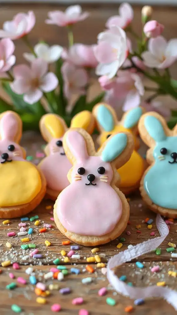 bunny shaped shortbread cookies recipe
