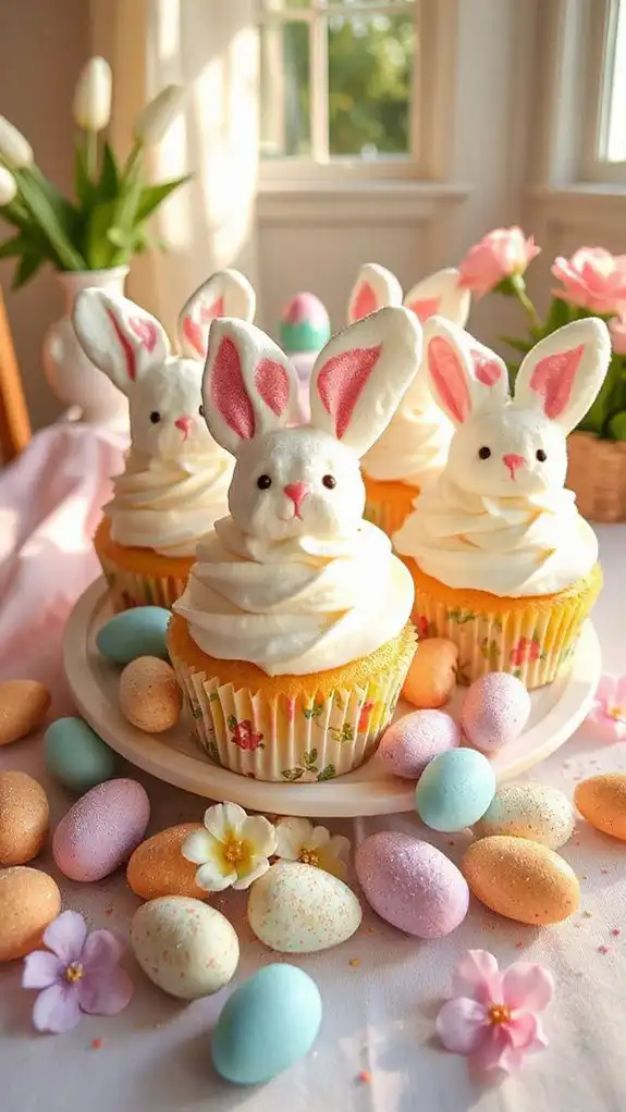 bunny themed adorable cupcakes recipe