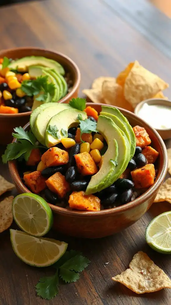 burrito bowls with sweetness