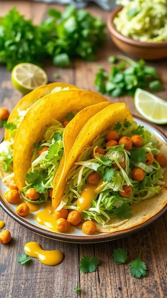 cabbage chickpea taco recipe