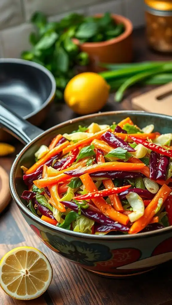 cabbage stir fry with spices