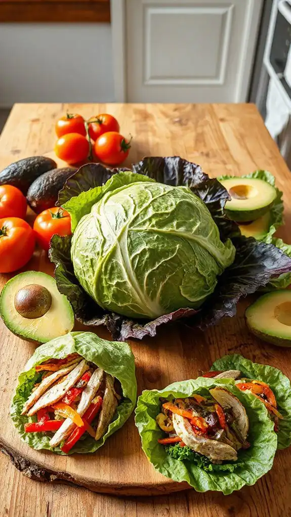 cabbage substitutes for bread