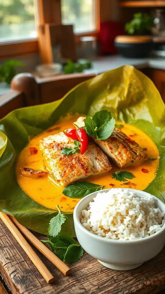 cambodian traditional fish curry