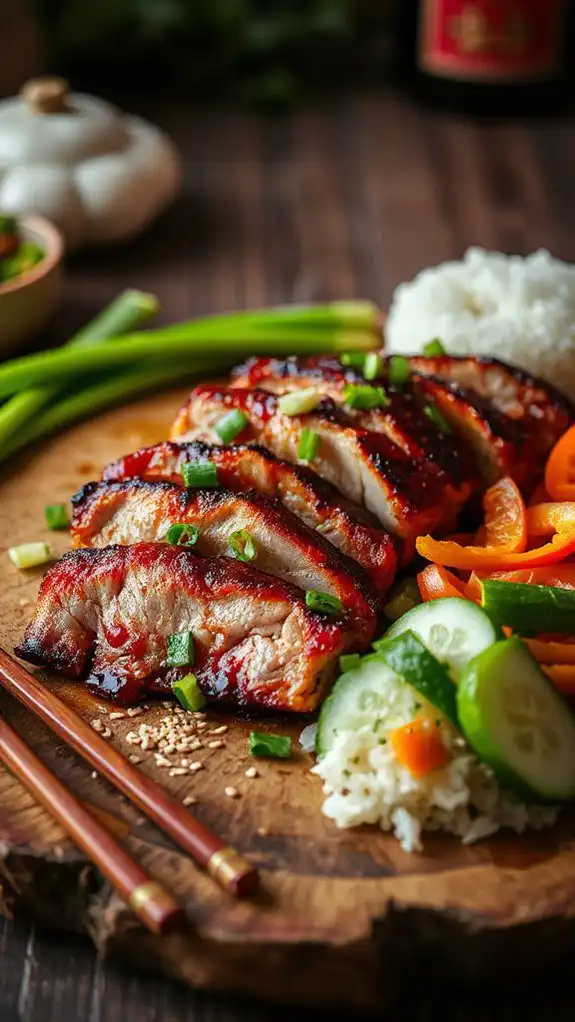 cantonese barbecue pork dish