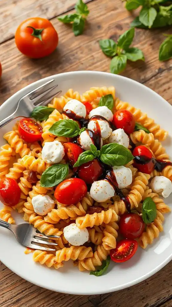 caprese pasta salad recipe