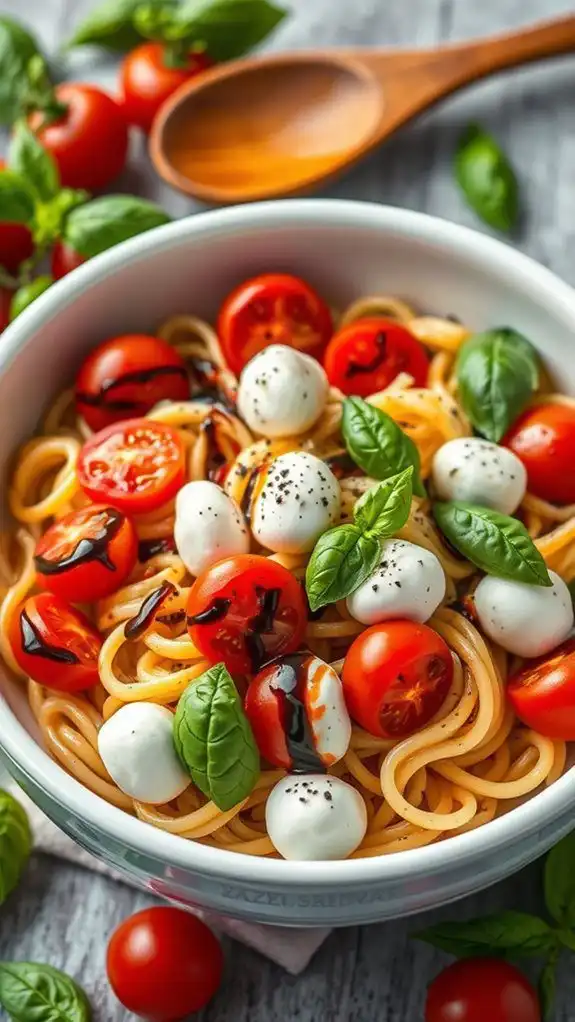 caprese pasta salad recipe