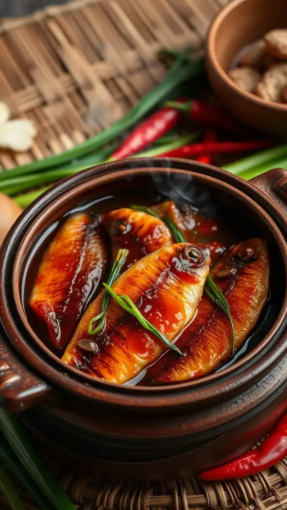 caramelized fish clay pot caramelized fish clay pot