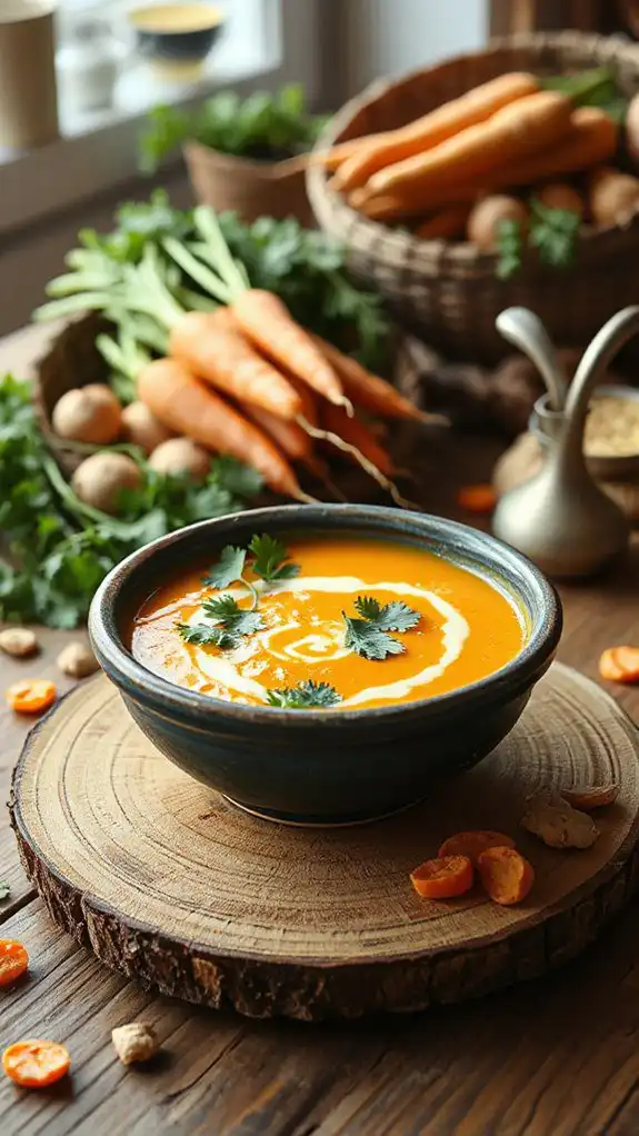 carrot and ginger blend carrot and ginger blend