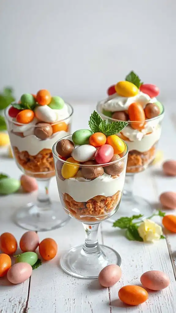 carrot cake dessert layers