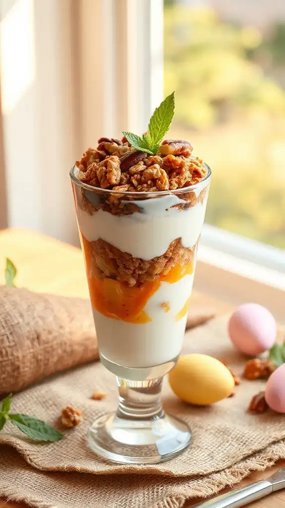 carrot cake dessert parfait