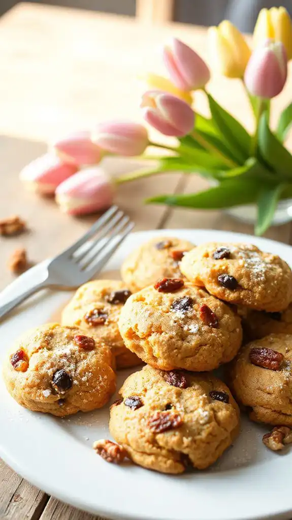 carrot cake flavored cookies