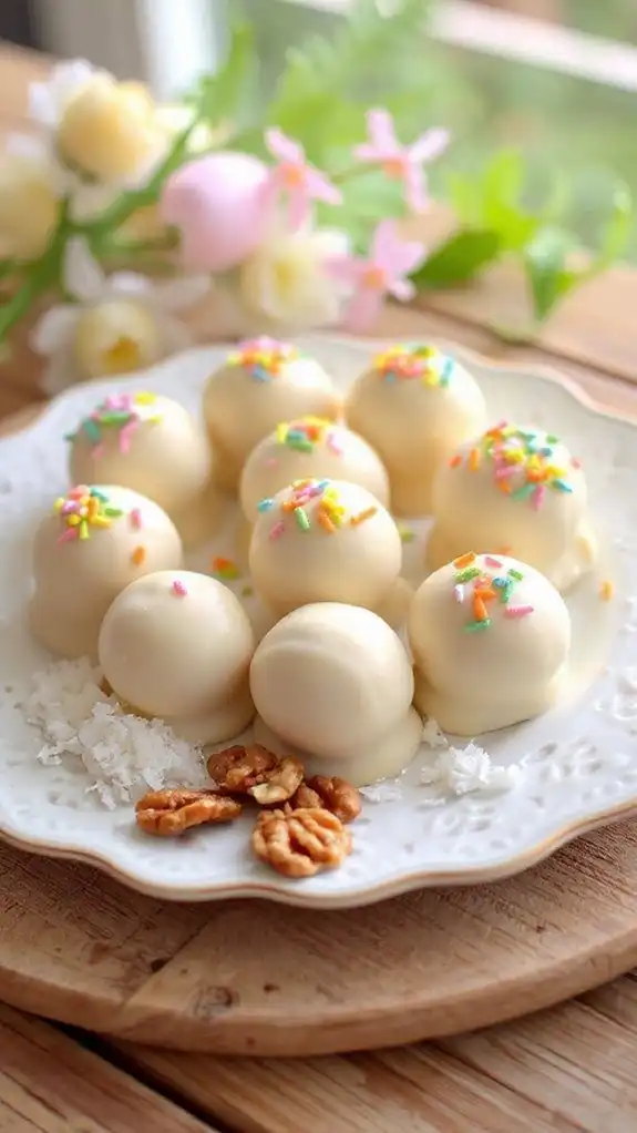 carrot cake flavored truffles