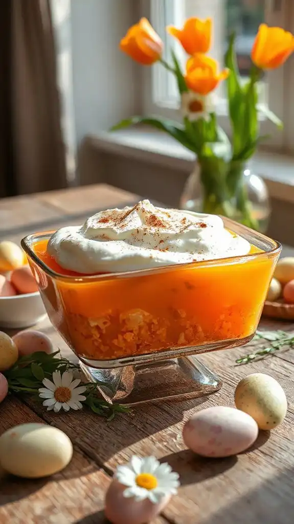 carrot cake gelatin dessert