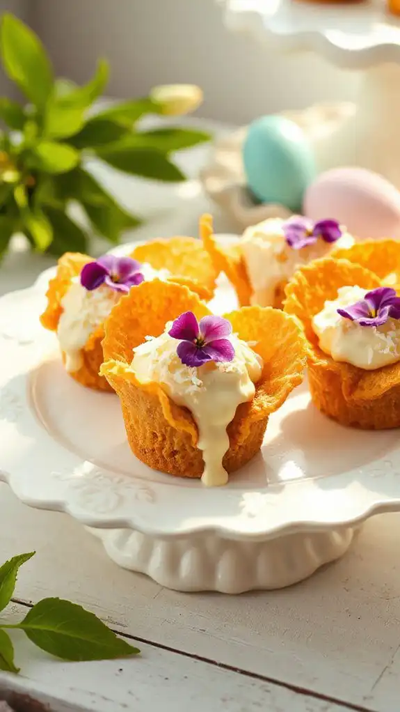 carrot cake inspired tacos