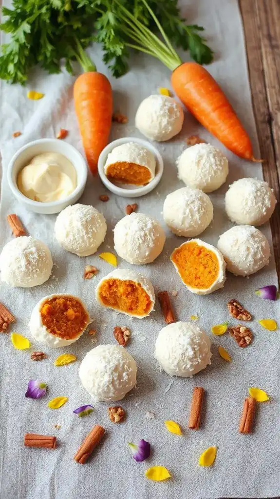 carrot cake truffles recipe