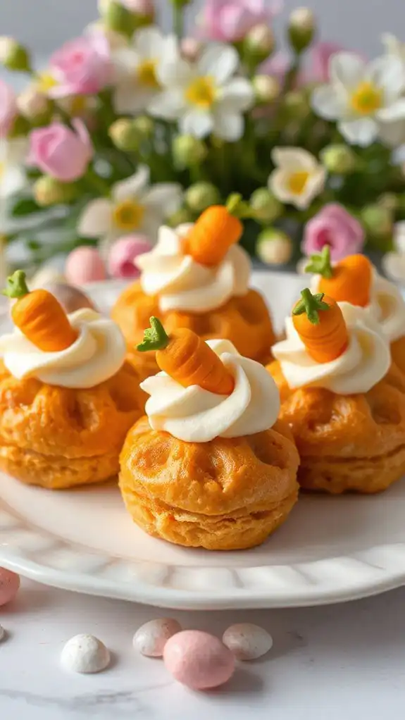 carrot flavored mini cakes carrot flavored mini cakes
