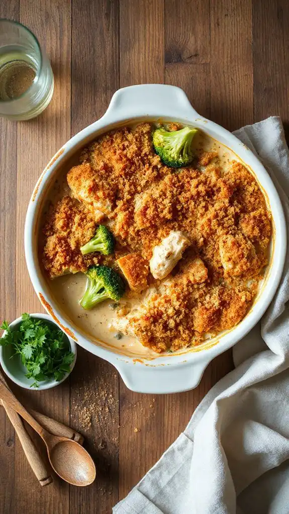 casserole with chicken broccoli