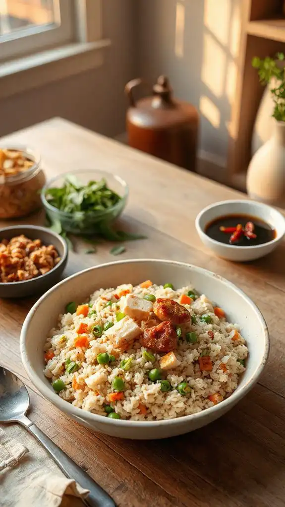 cauliflower based rice alternative