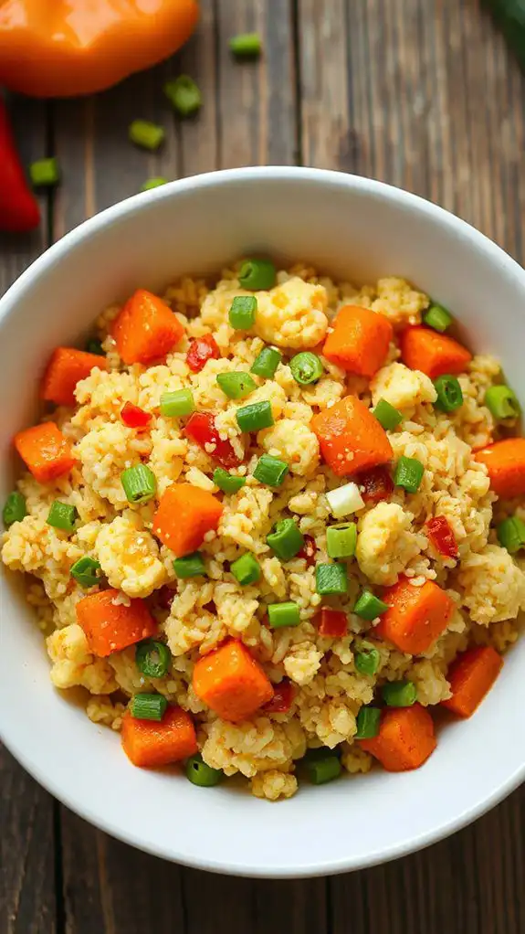 cauliflower based rice alternative