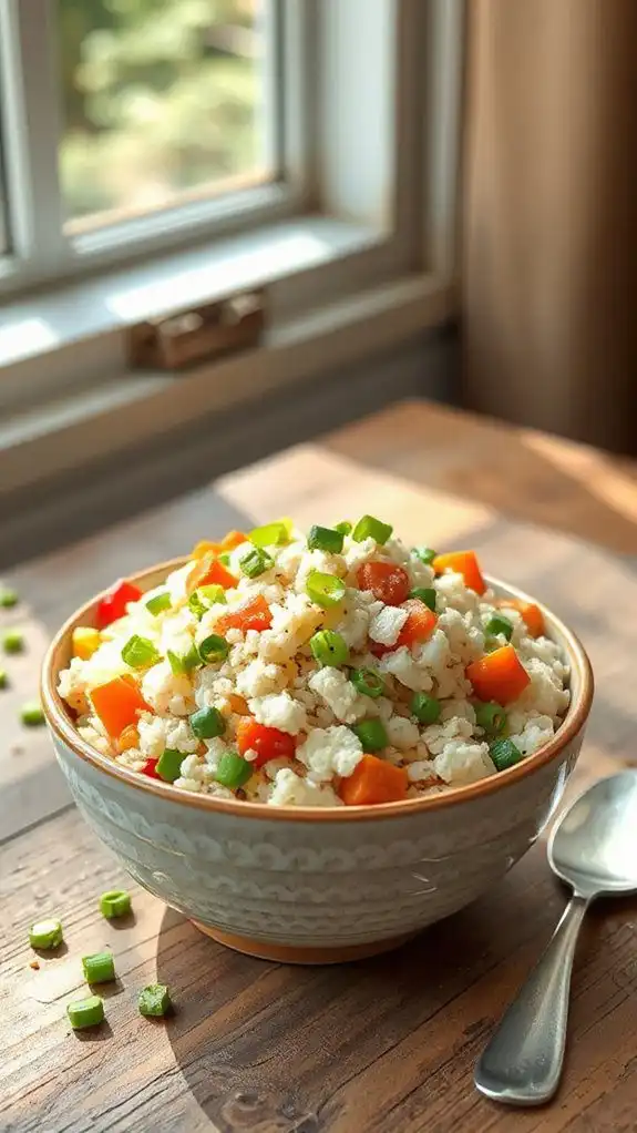 cauliflower based rice alternative