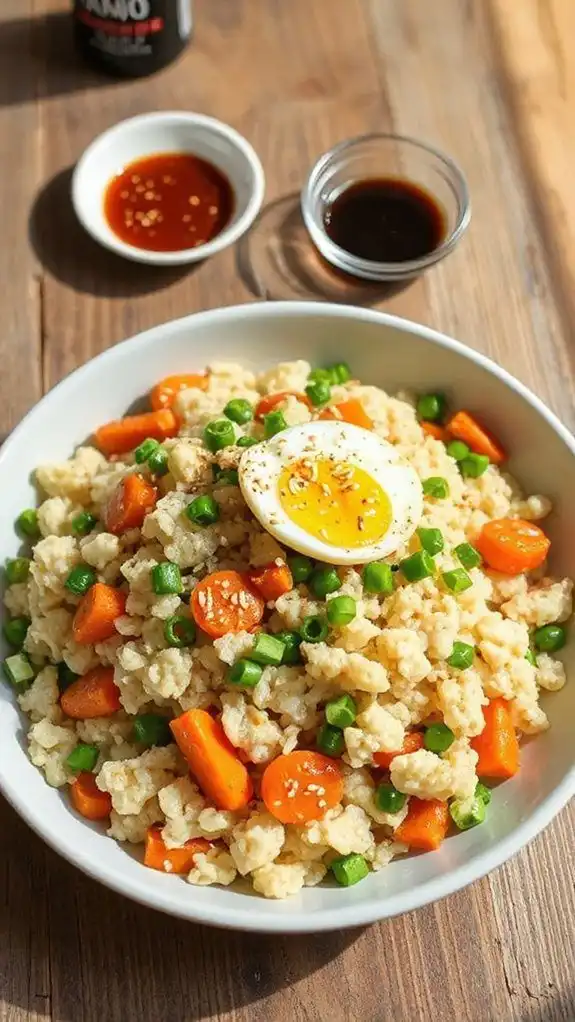 cauliflower based rice alternative