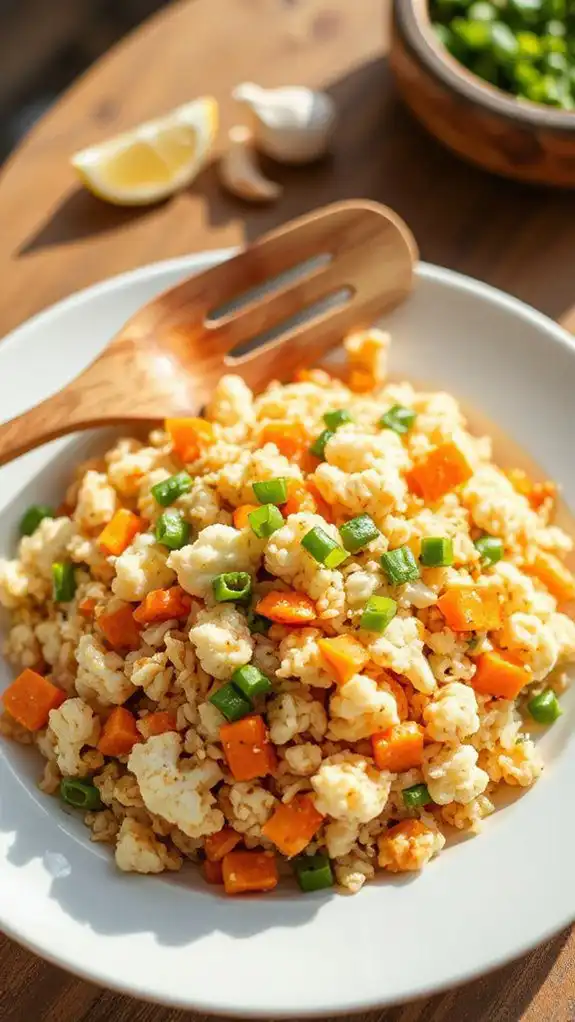 cauliflower fried rice recipe cauliflower fried rice recipe