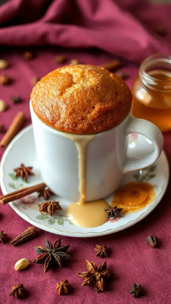 chai spice mug cake chai spice mug cake