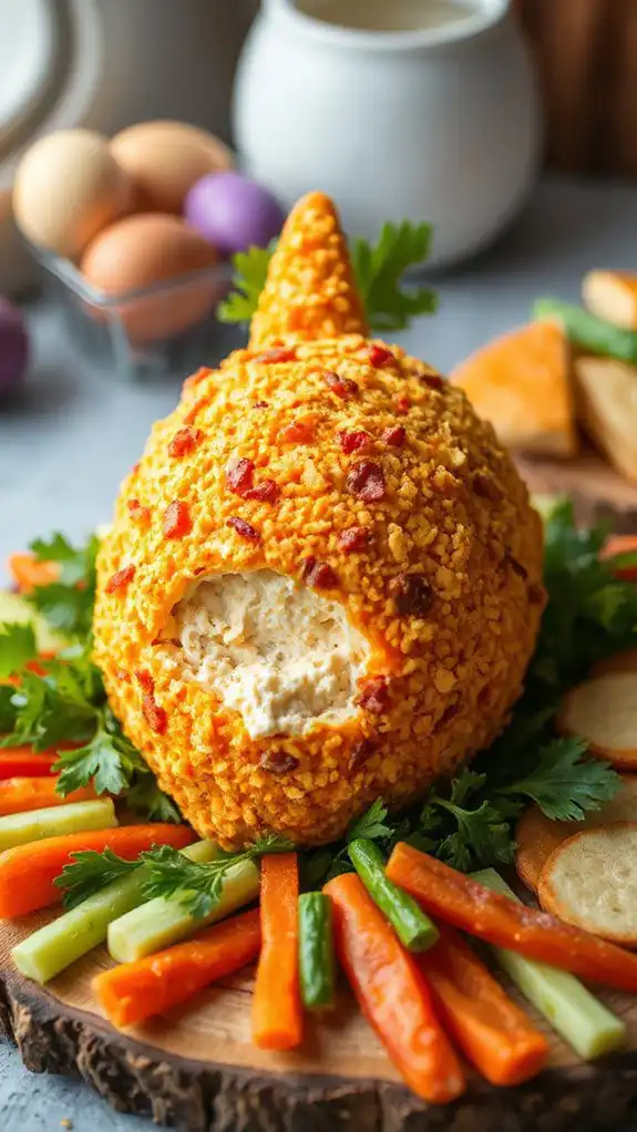 cheddar bacon cheeseball appetizer