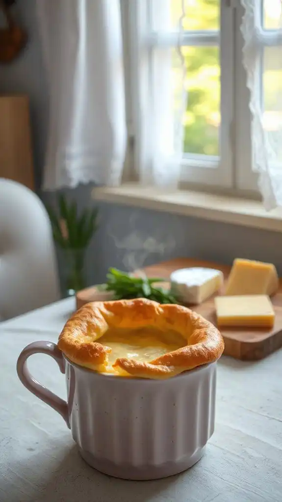 cheese souffl mug recipe
