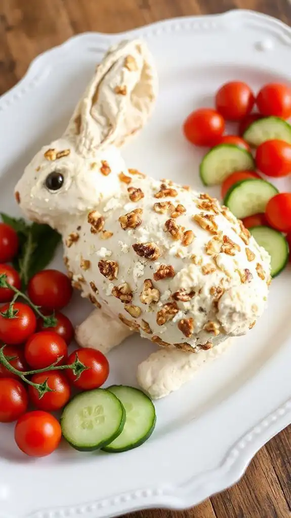 cheeseball featuring mediterranean flavors