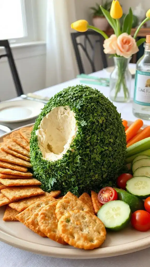 cheeseball with italian herbs