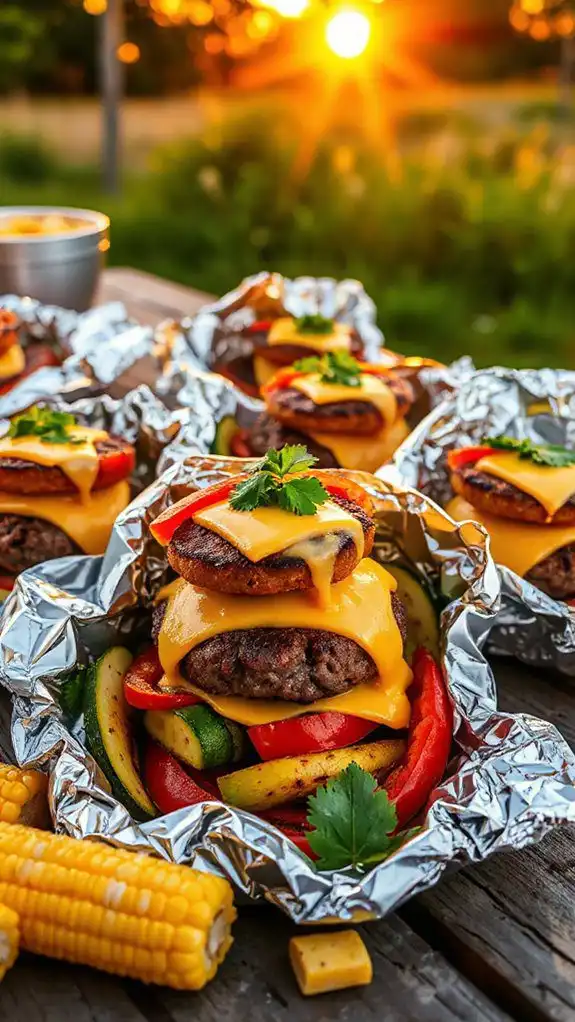 cheeseburger foil cooking method cheeseburger foil cooking method