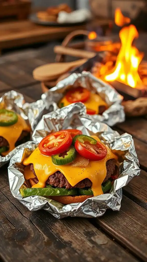 cheeseburger meal foil packets cheeseburger meal foil packets