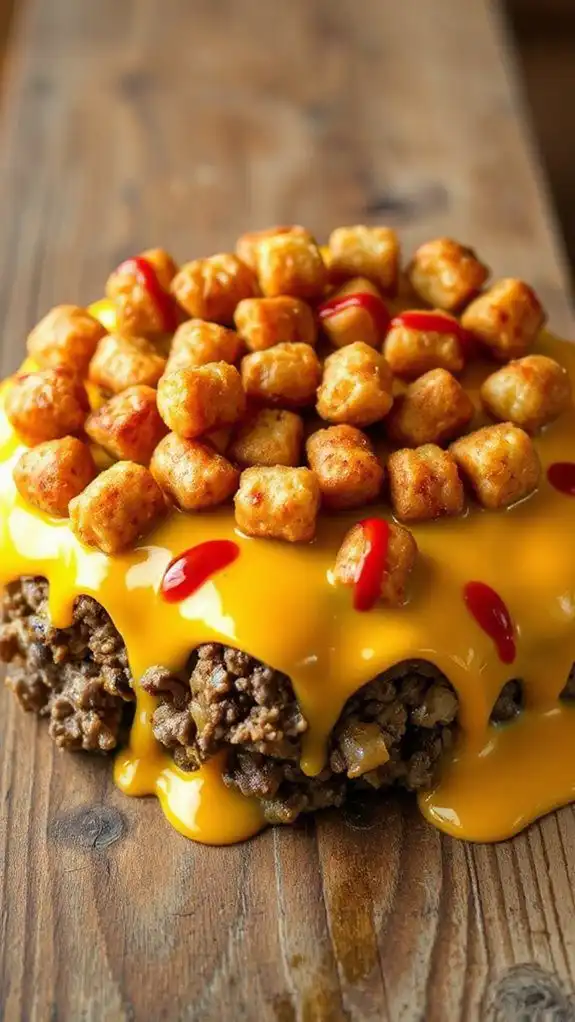 cheeseburger tater tot delight