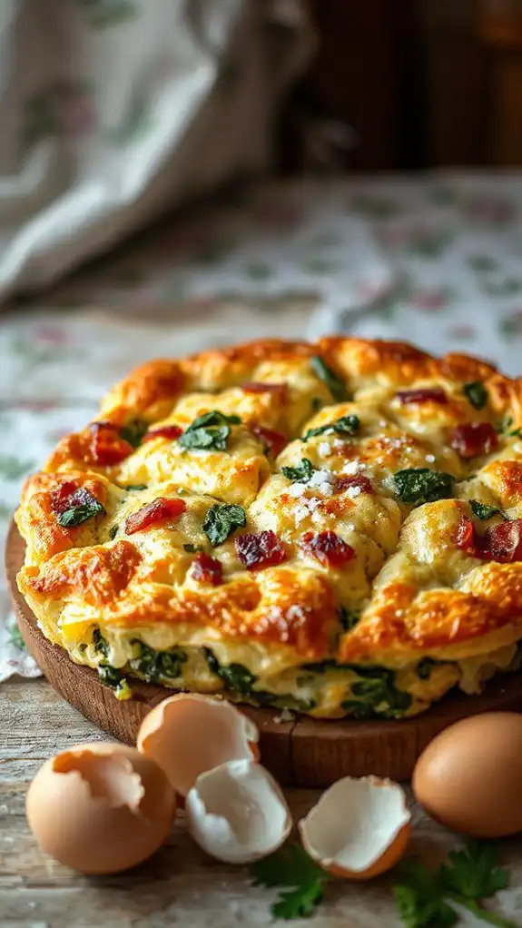 cheesy bacon breakfast casserole