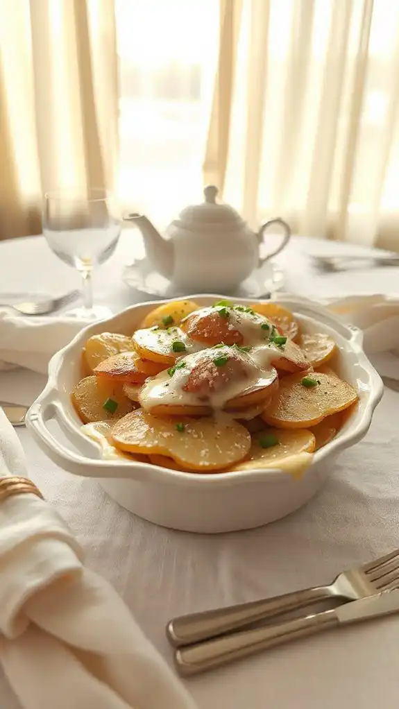 cheesy baked potato dish