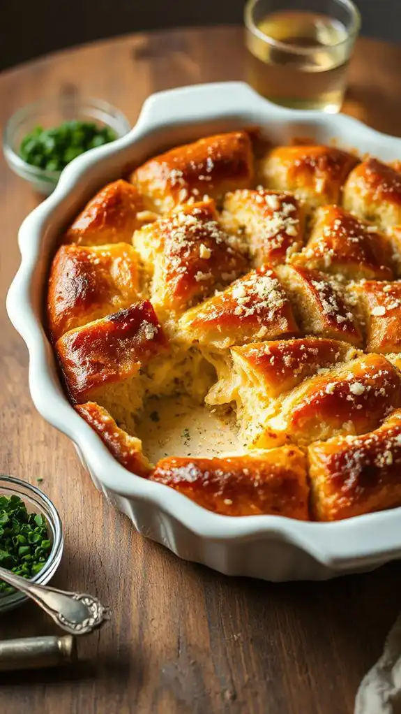cheesy bread pudding casserole