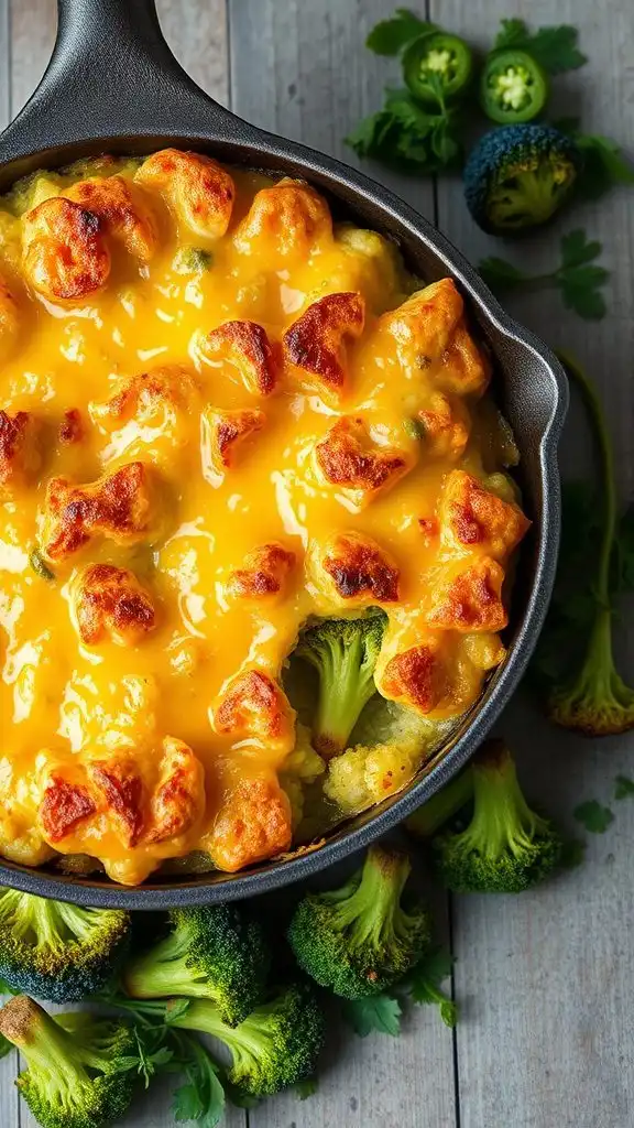 cheesy broccoli casserole dish