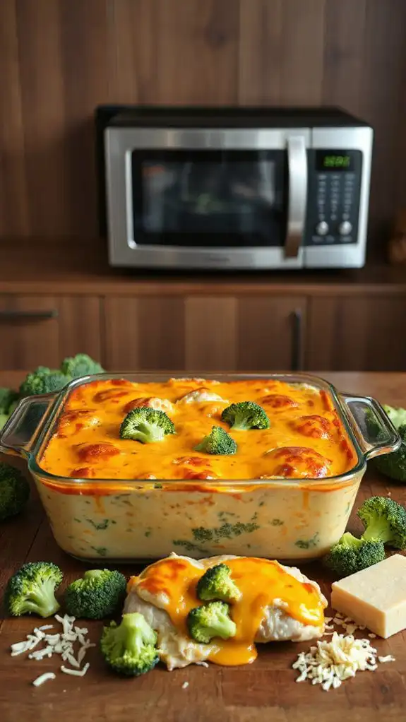 cheesy broccoli chicken dish