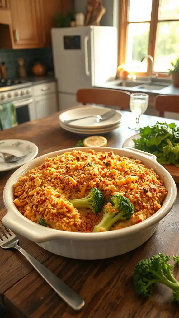 cheesy broccoli rice casserole