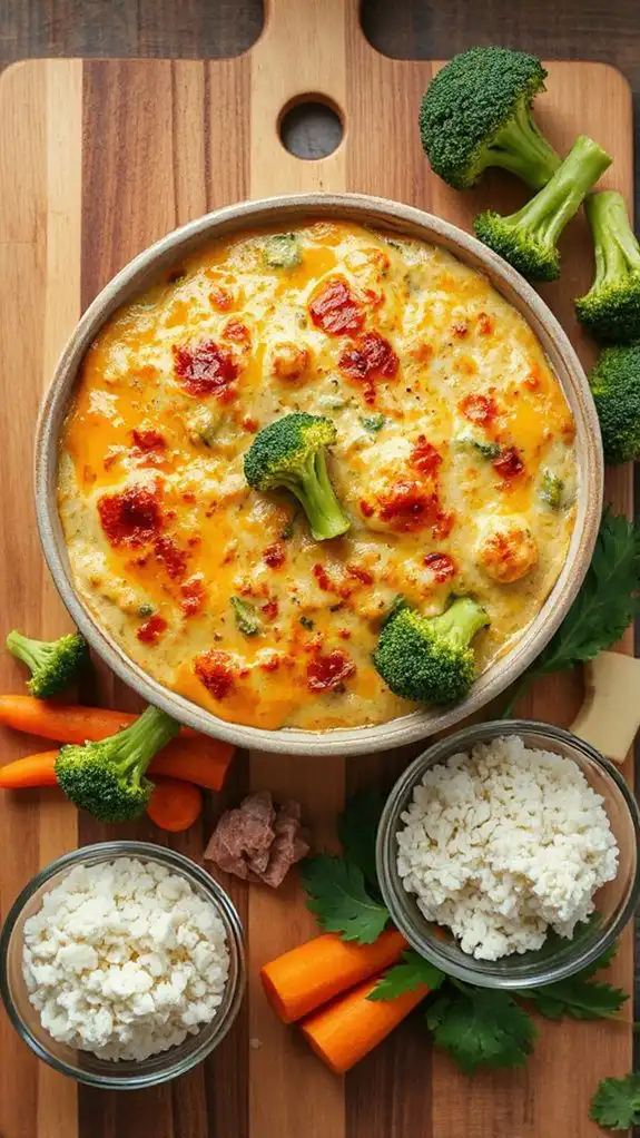 cheesy broccoli rice casserole