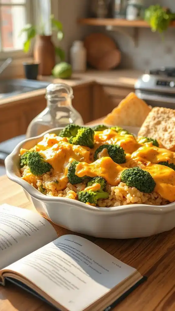 cheesy broccoli rice dish cheesy broccoli rice dish