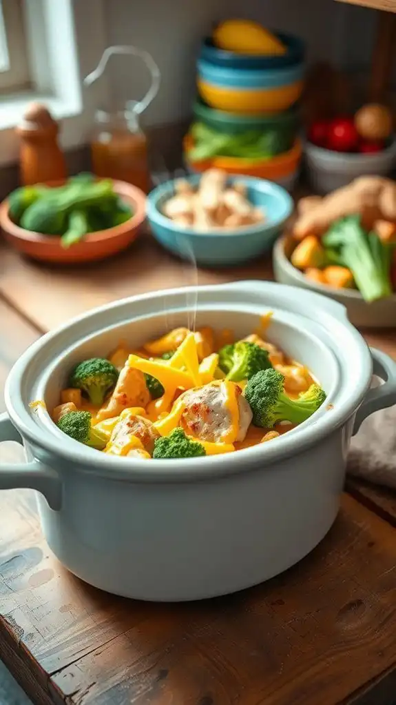 cheesy chicken broccoli casserole cheesy chicken broccoli casserole
