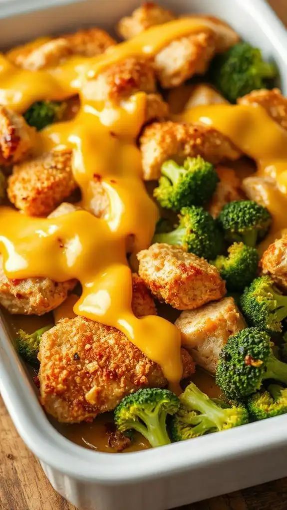 cheesy chicken broccoli casserole